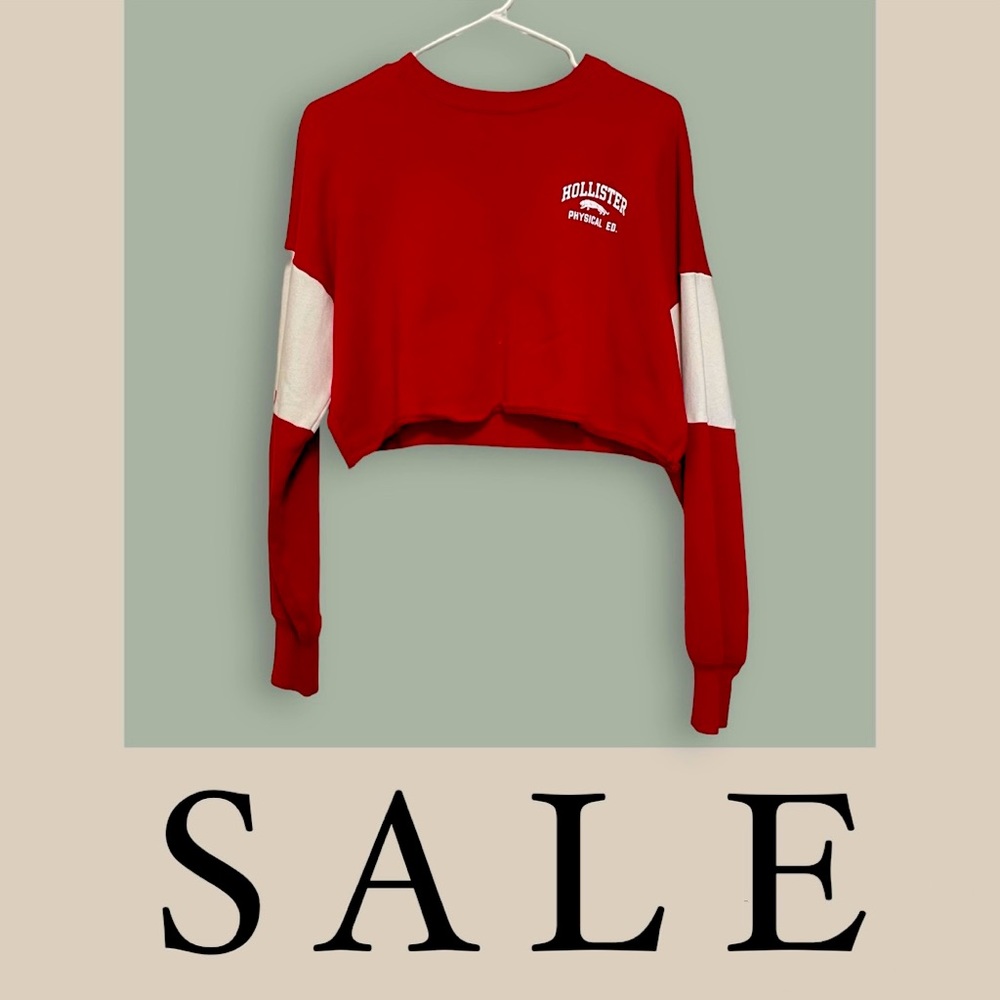 Hollister Cropped Sweatshirt
